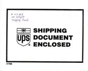 UPS Packing List Envelopes PP / PE Film With Released Paper Material