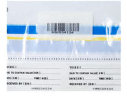 Offset Printing Tamper Proof Bank Deposit Bags With Unique Tracking Security Codes