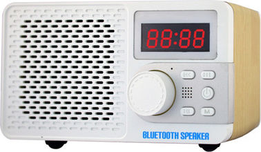 China 5W Rechargeable Bluetooth Speakers Indoor / Outdoor With Alarm Clock Function factory