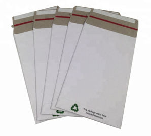 China Recyclable White Cardboard Envelopes , Please Do Not Fold Envelope For Mailing factory